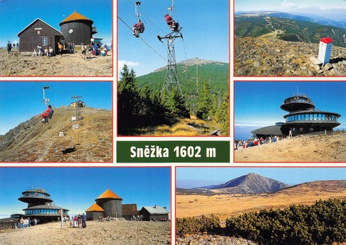 Postkarte schneekoppe sněžka - postkarte,