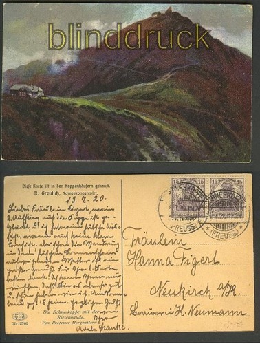 Schneekoppe mit riesenbaude - schneekoppe,