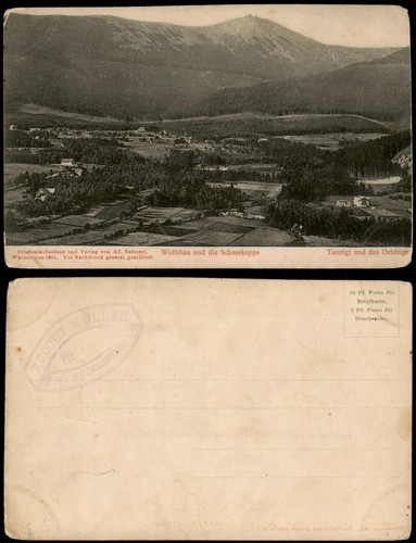 Postcard wolfshau stadt - postcard,