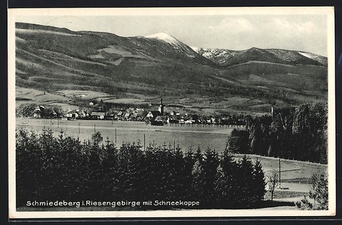 Ansichtskarte schmiedeberg - ansichtskarte,