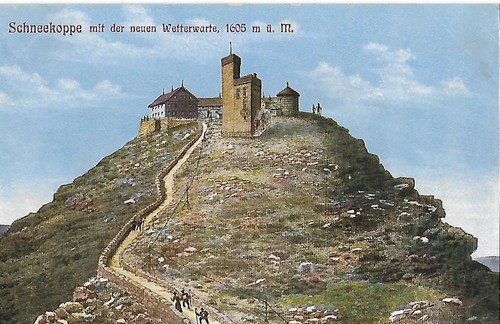 Schneekoppe mit der - ak, neuen