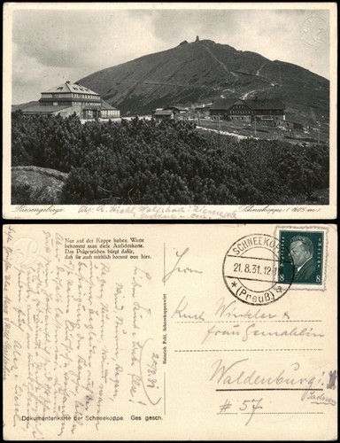 Postcard krummhübel karpacz - postcard,