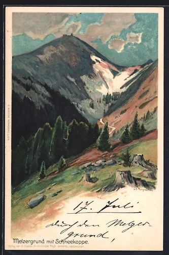 Künstler e morgenstern - künstler-ak, c.e.morgenstern