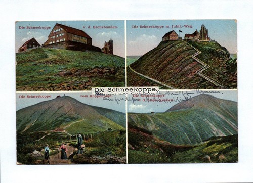 Die schneekoppe grenzbauden - ak,