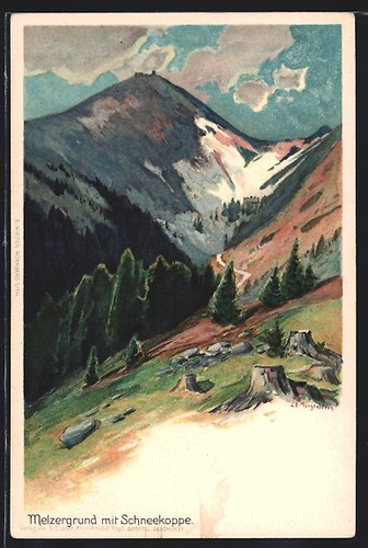 Künstler carl ernst - künstler-ak,