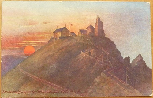 Sonnenaufgang schneekoppe - sonnenaufgang,