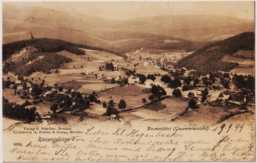 Postkarte 1899 riesengebirge - 1899,