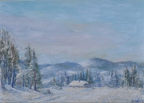 Winterlich verschneite